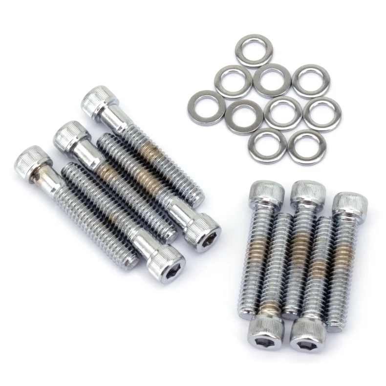  Clutch control cover and trapdoor 1987-1999 Big Twin, knurled allen heads with washers