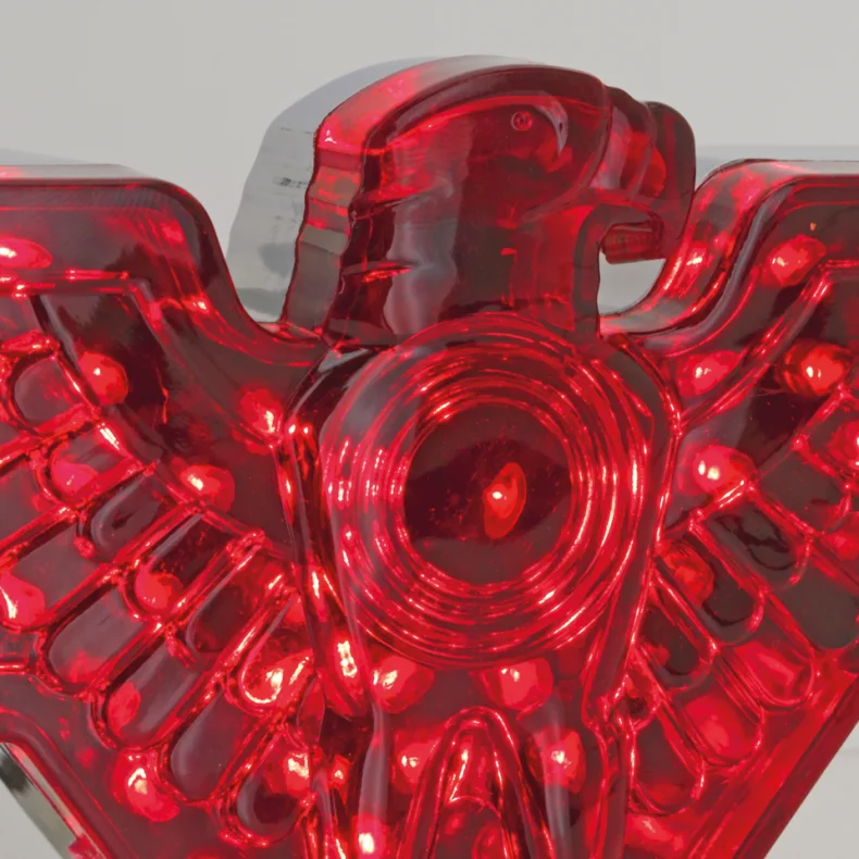 Warbird taillight med nr. lys.