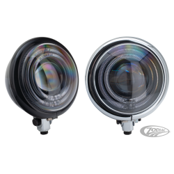 5 3/4" led lygte med hus. ECE godkendt.m pos. lys.