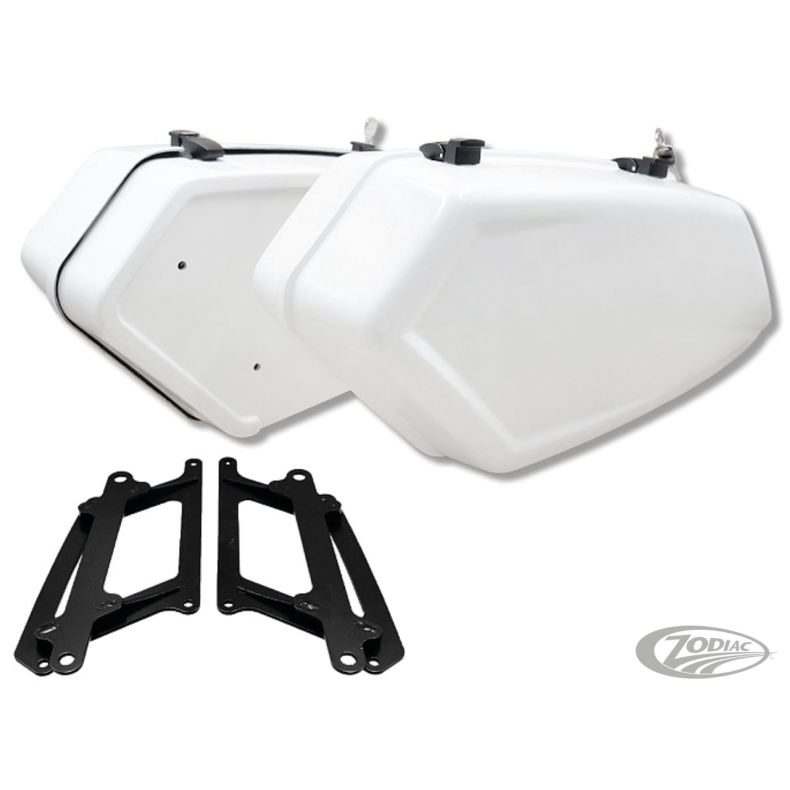 INCEPTION BOLT-ON SADDLEBAGS FOR DYNA AND MILWAUKEE EIGHT SOFTAIL