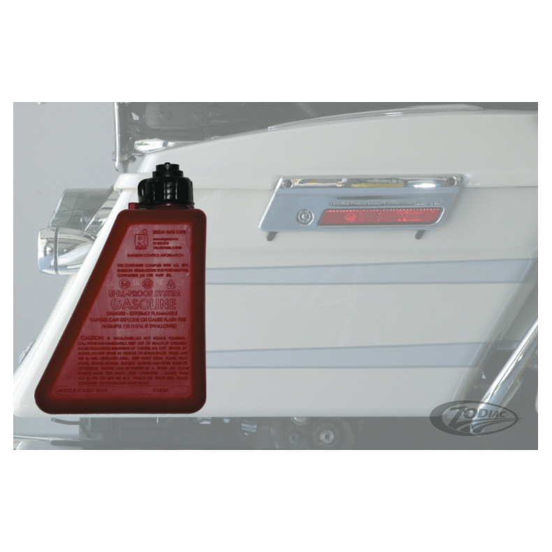 NEVER RUN OUT OF GAS AGAIN WITH THE REDA JERRY CAN FOR BAGGER BAGS