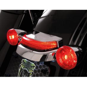 The Crown Tail Light was created with optics designed to maximize LED lighting visibility