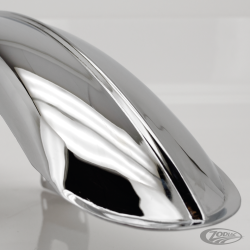 Front fender with Wide Glide fender bracket, chrome