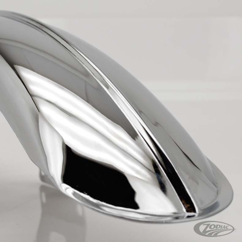 Front fender with Wide Glide fender bracket, chrome