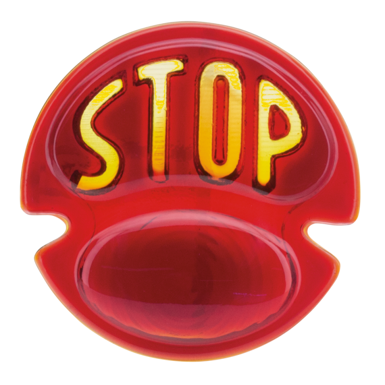 Ford T style baglygte 1928-1931 Ford style with text STOP