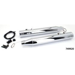 MCJ ADJUSTABLE EXHAUSTS . ECE godkendt 2017-2020 Touring