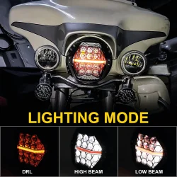 HONEYCOMB 7" LED HEADLIGHT UNIT
