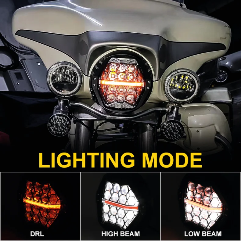 HONEYCOMB 7" LED HEADLIGHT UNIT