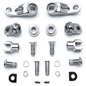 ADJUSTABLE PASSENGER PEG MOUNTS Fits all FXR, Dyna and XL Sportster