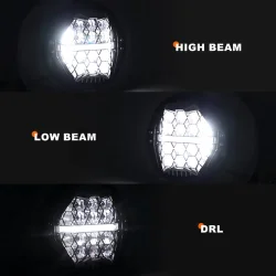 HONEYCOMB 7" LED HEADLIGHT UNIT