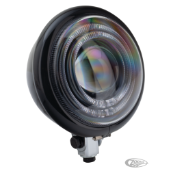 5 3/4" led lygte med hus. ECE godkendt.m pos. lys.