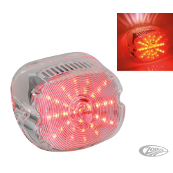 Custom style Low Profile taillights are 33% lower than a stock taillight. 99-op