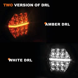 HONEYCOMB 7" LED HEADLIGHT UNIT