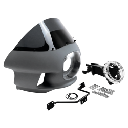 FXR POLICE STYLE FAIRING FOR  Dyna 2006-2017 with 49mm front fork