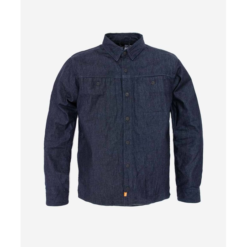 ARAMID LINED DENIM SHACKET- INDIGO