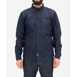 ARAMID LINED DENIM SHACKET- INDIGO