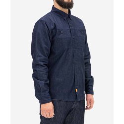 ARAMID LINED DENIM SHACKET- INDIGO