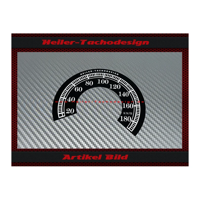 Klistermrke til miles speedo til kmt. Harley-Davidson Softail,120 mph.