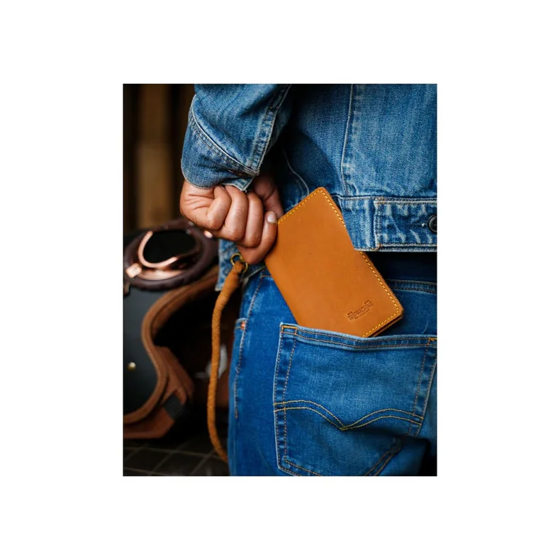 Trip Machine Explorer wallet  vintage tan