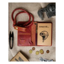 Trip Machine Explorer wallet  cherry red