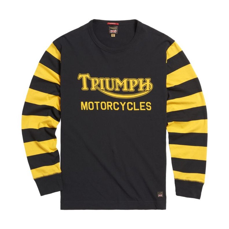 TRIUMPH MOTORCYCLES IGNITION COIL LS TEE - BLACK / GOLD 