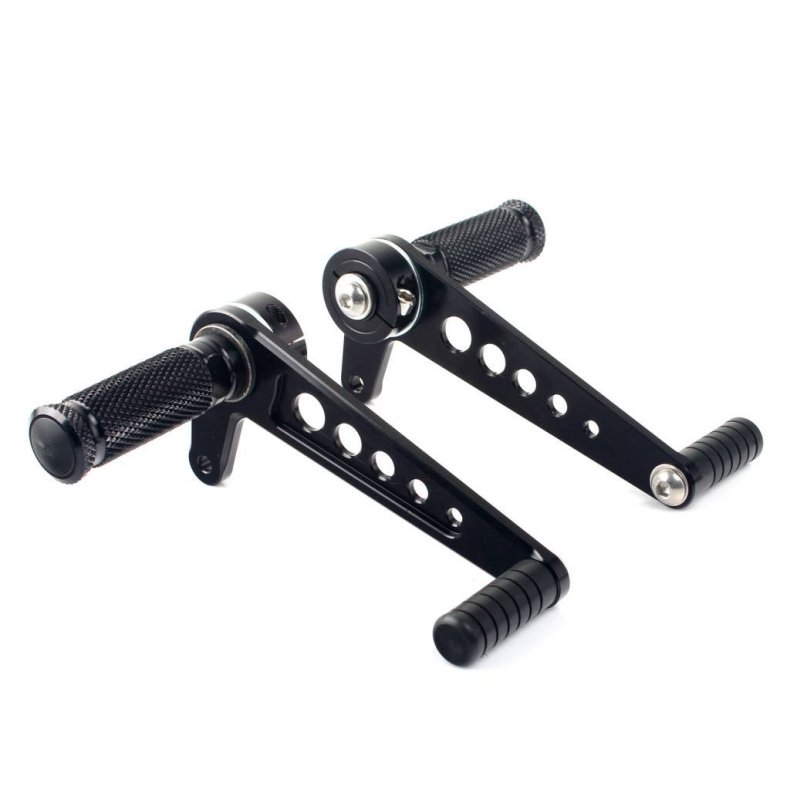 Universal Aluminium Rearset BLACK