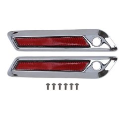 Saddlebag latch cover set.