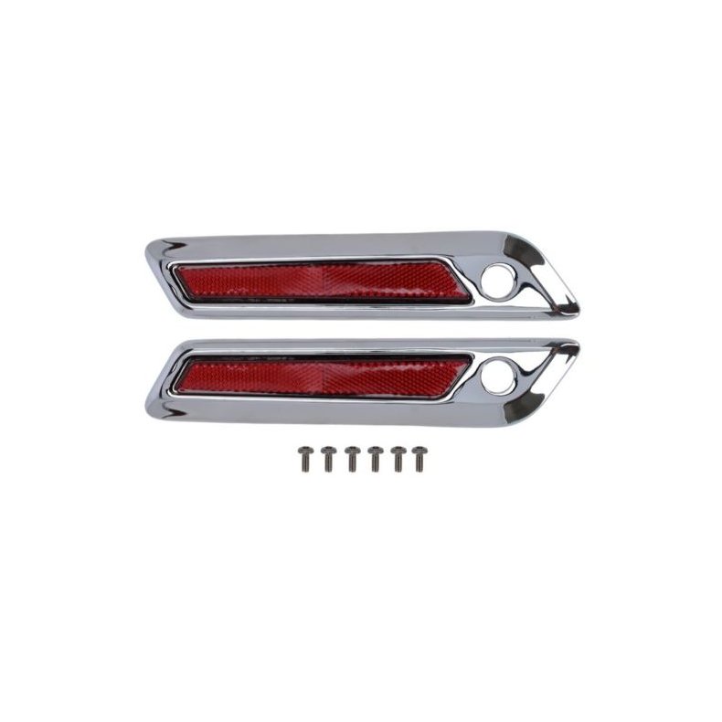 Saddlebag latch cover set.