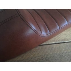 CAFE RACER SDE TUCK 'N ROLL STITCH CHOCOLAT TYPE 76