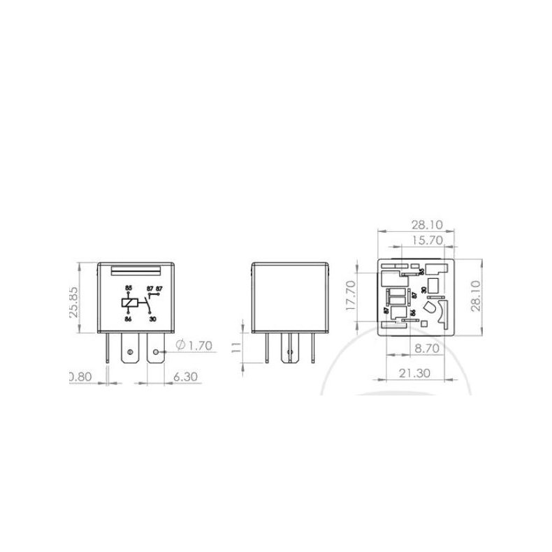 Bosch 30a 5 polet rel