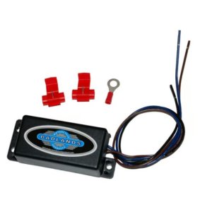 Badlands, turn signal Load Equalizer II. Pre-1990 Softail, Dyna, FLT/Touring; Pre-1991 XL Sportster. When converted to custom turn signals