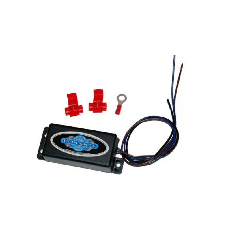 Badlands, turn signal Load Equalizer II. Pre-1990 Softail, Dyna, FLT/Touring; Pre-1991 XL Sportster. When converted to custom turn signals